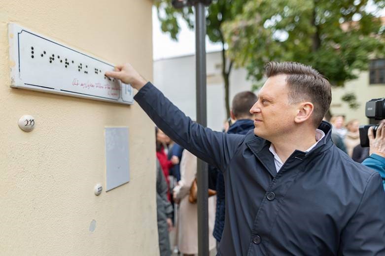 Valdas Benkunskas, Mayor of Vilnius, during the launch of the initiative, photo by Go Vilnius